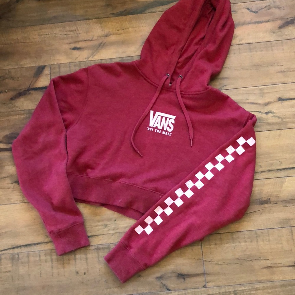 Vans cropped hoodie